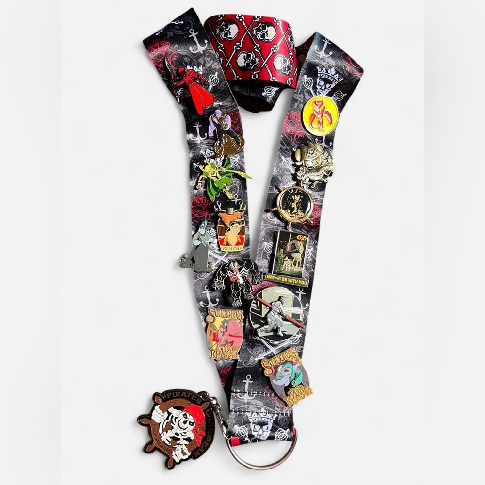 Disney lanyard- Pirates and Villains edition.